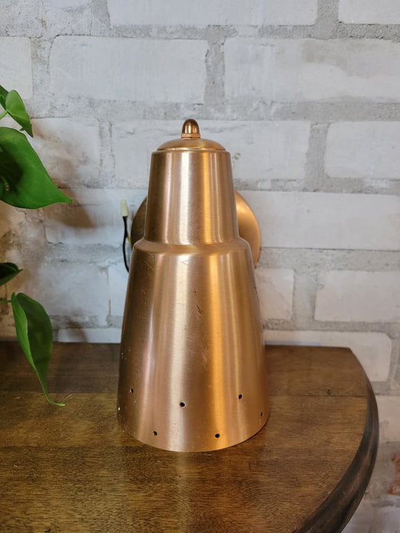 Copper Wall Mount Hard Wired Light