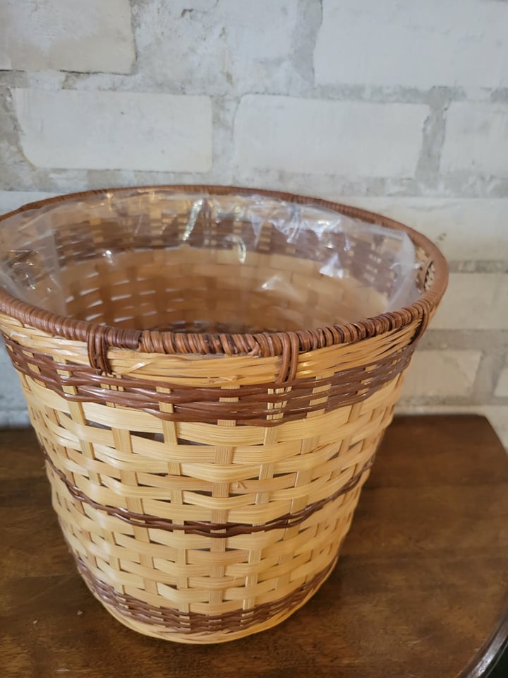Plastic Lined Plant Basket