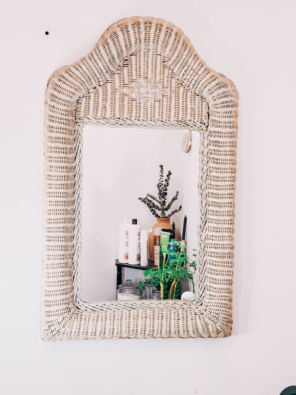 Wicker Decorative Mirror