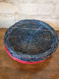 Basket Paper Plate Holders Red and Blue