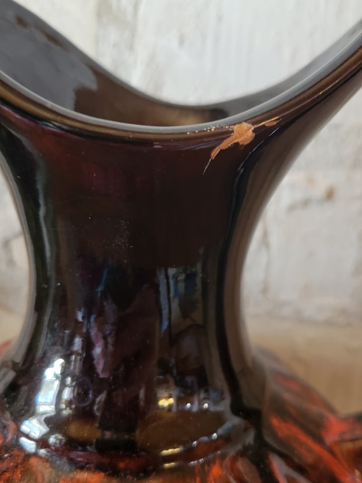 MCM Drip Glaze Pottery Vase/Jug