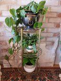 3 tier Brass Like Plant Stand