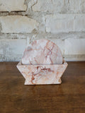 Set of 5 Marble/Stone Coasters with Stand