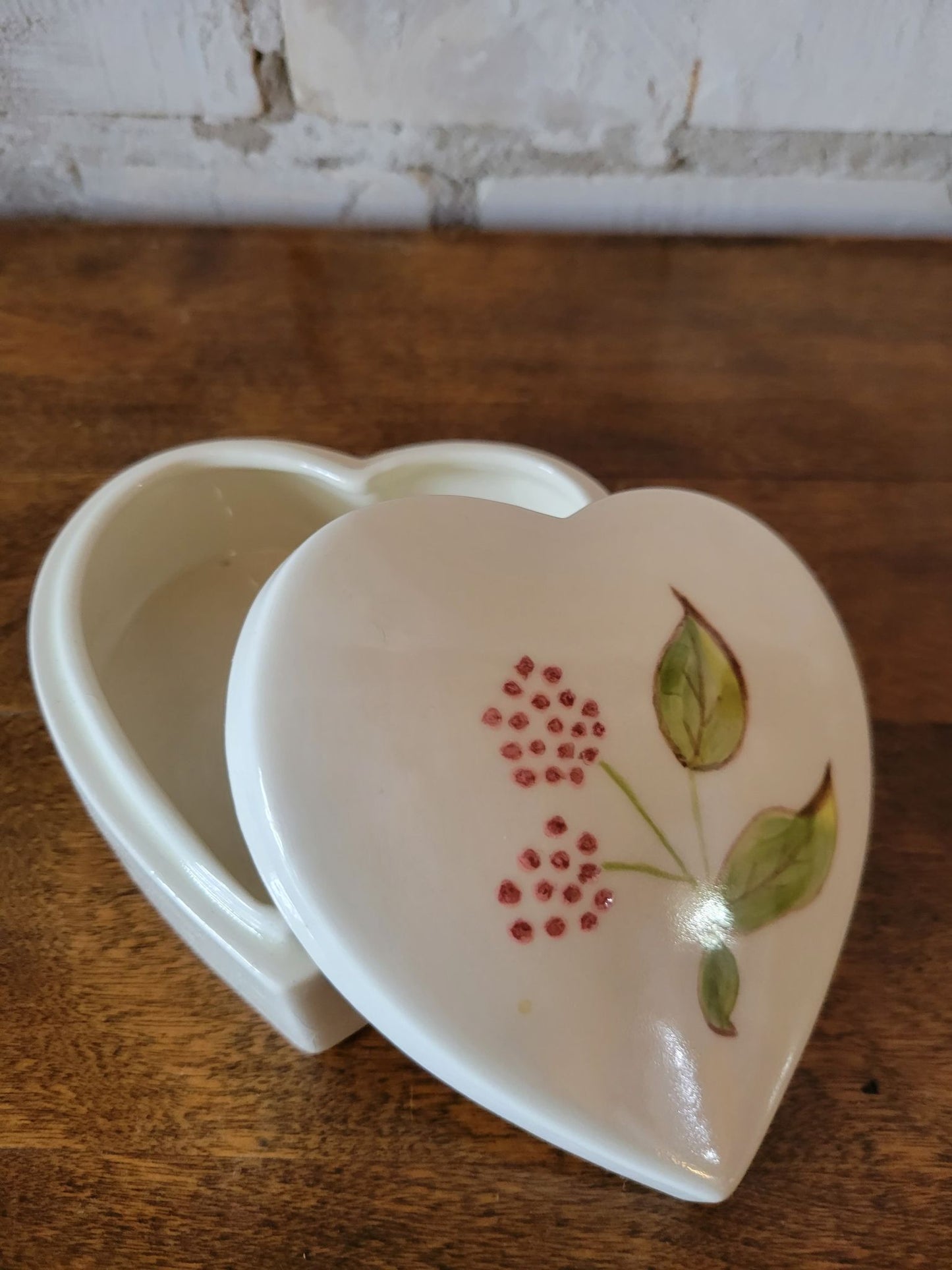 Decorative Ceramic Heart Box
