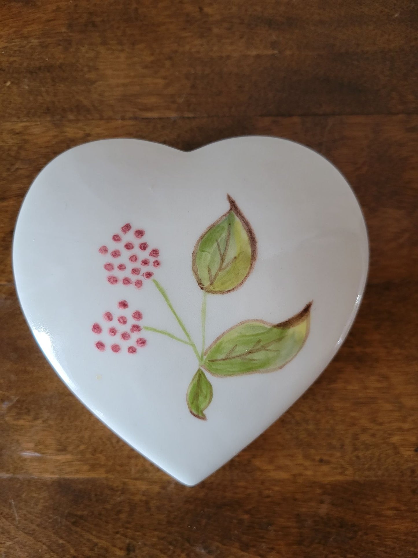 Decorative Ceramic Heart Box