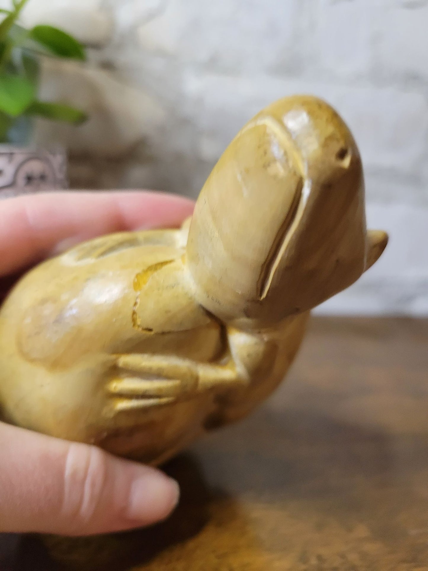 Stone Carved Dinosaur/Lizard Egg