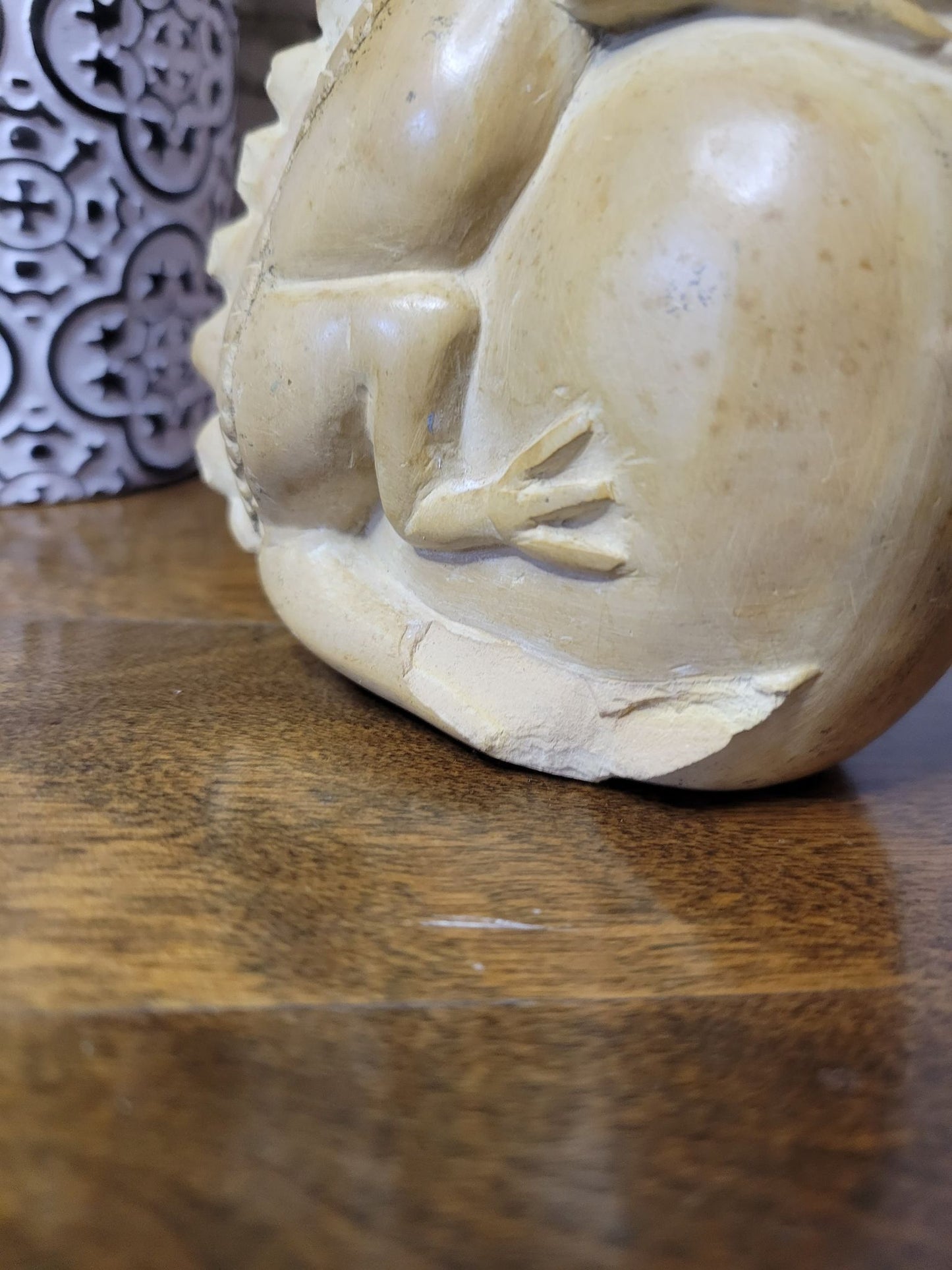 Stone Carved Dinosaur/Lizard Egg