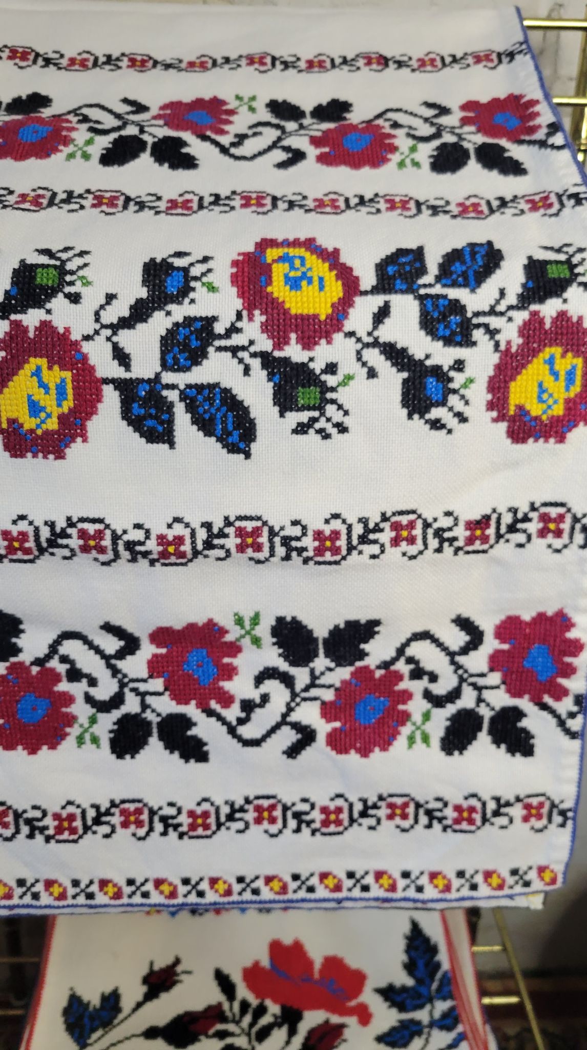 Floral Swedish Table Runner Approx.  64 x 11