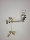 Brass Plug In Reading Lamp
