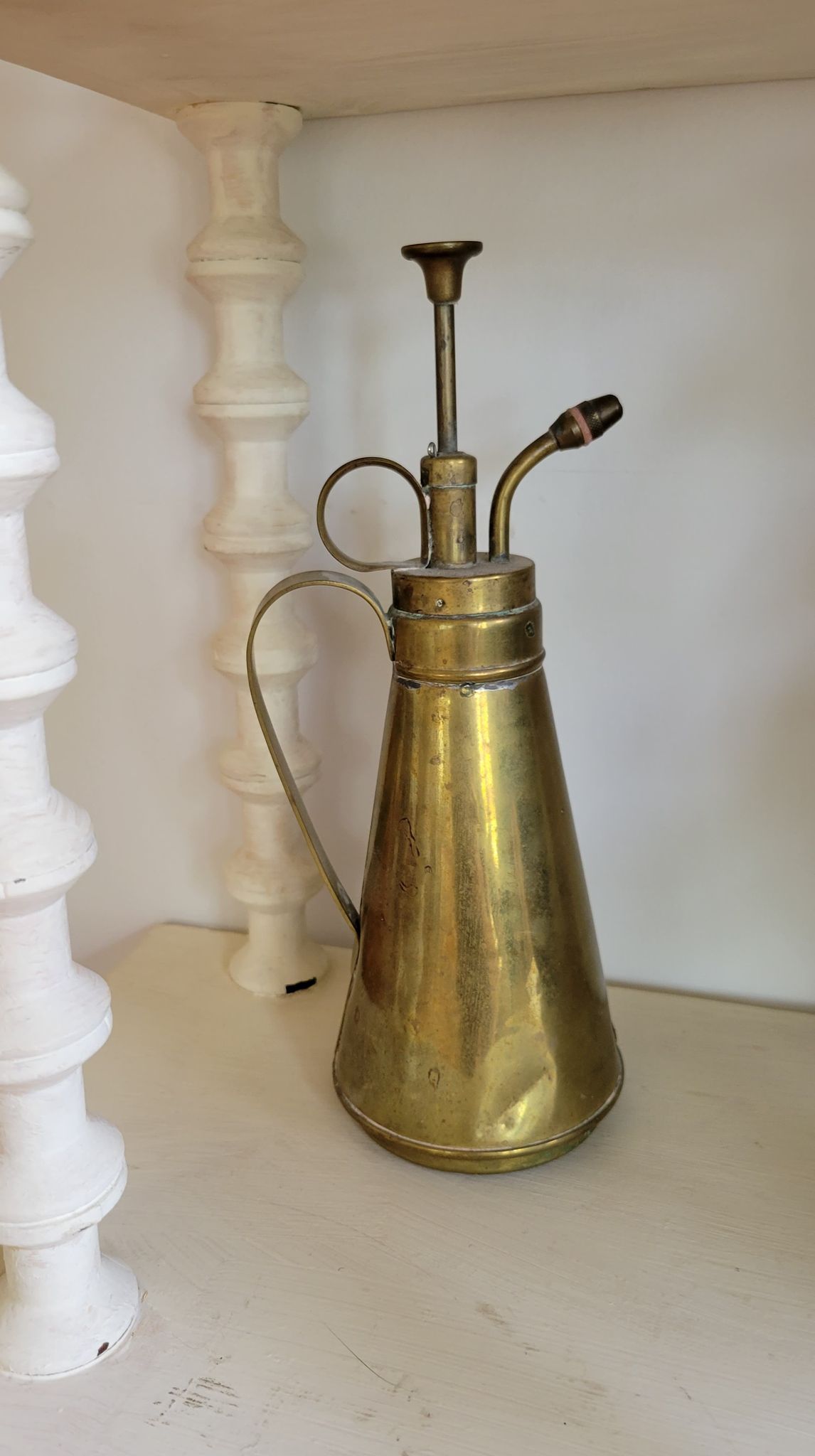 Tall Brass Atomizer/Spritzing Bottle (Non Functional)