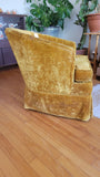 Gold Crushed Velvet Club Chair