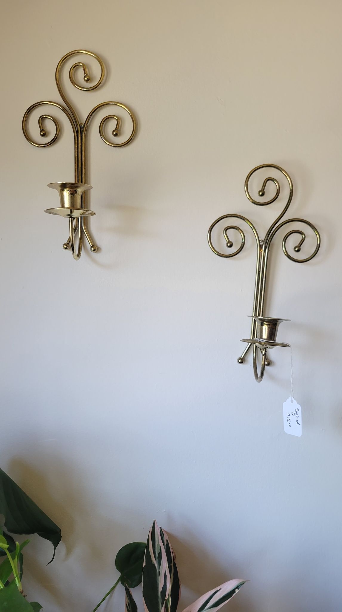 Wall Mounted Candle Holders (set of 2)